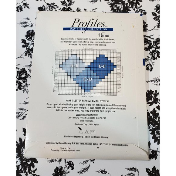 Vintage Hanes Profiles Sheer Day Collection (2) - Picture 4 of 5